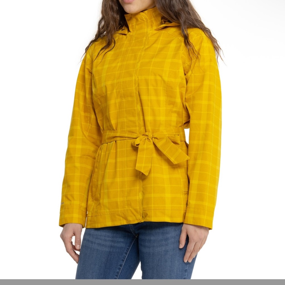 Royal Robbins Yellow Rain Jacket with Belt